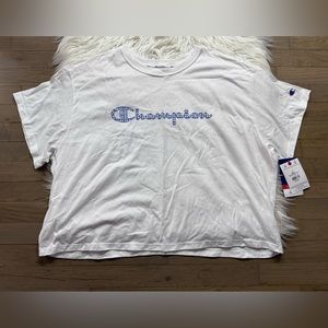 New Womens Champion White T Shirt Size 3X